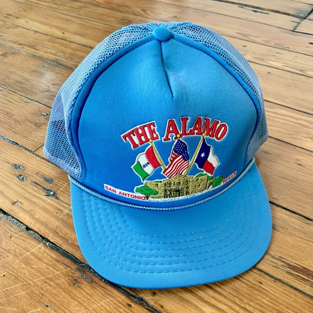 *vintage* The Alamo Blue Hat